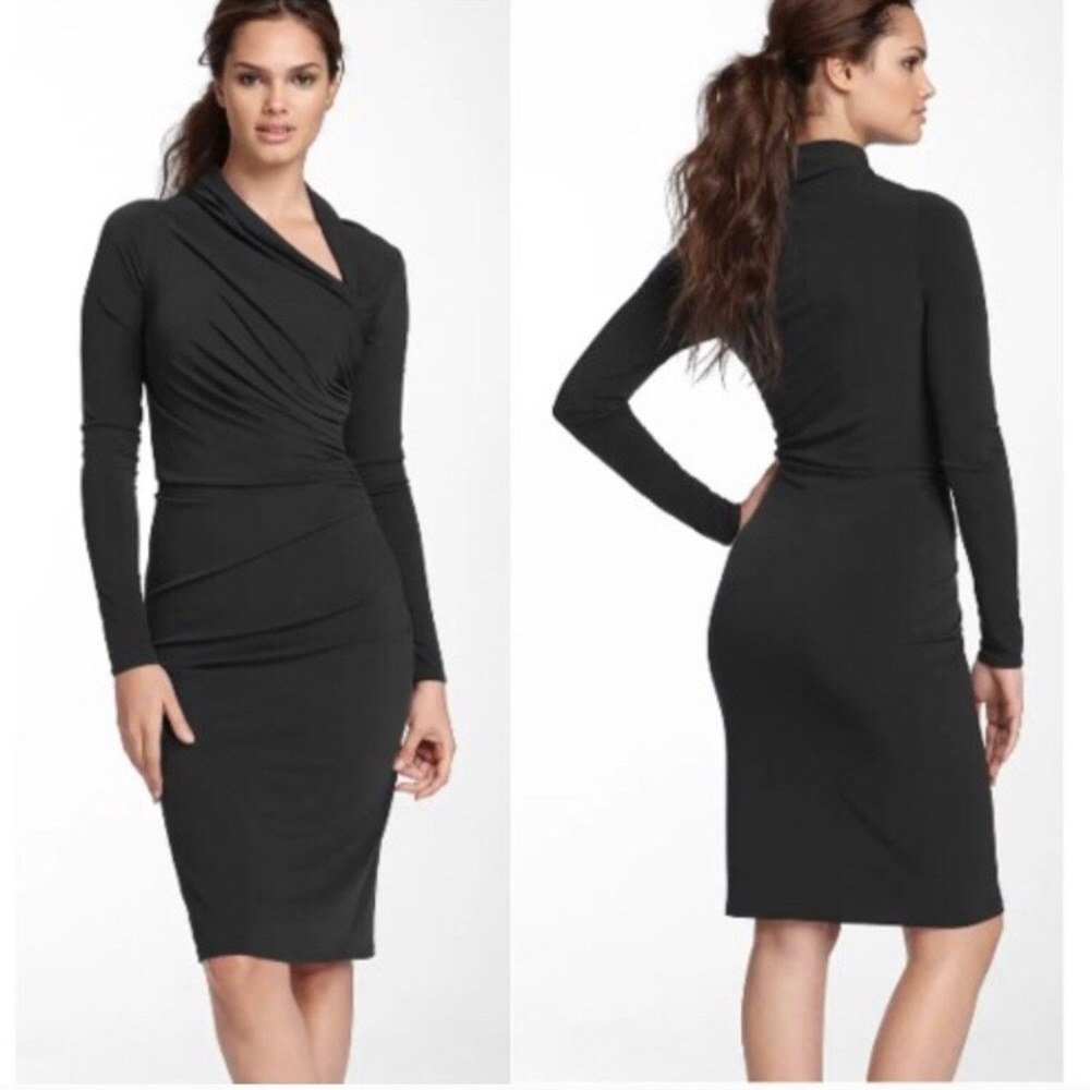 David Meister Asymmetrical Dress